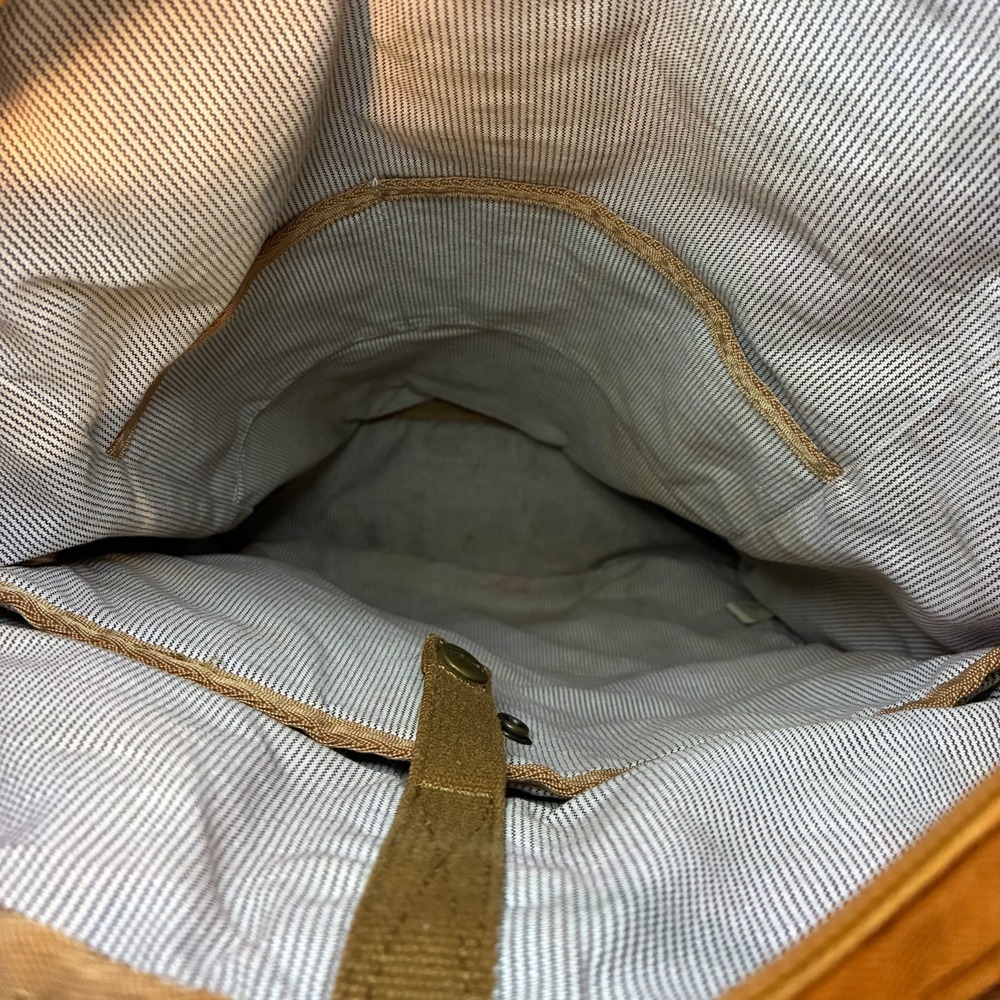 Carhartt Backpack Women's Brown Convertible Canvas Multi Pockets Gorpcore - Picture 9 of 15
